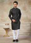 Outluk Vol 139 Mens Digital Printed Silk Kurta Pajama Wholesale Maunfacturers